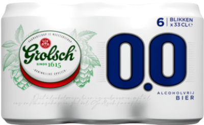 grolsch 0.0 sixpack blik grolsch 0.0 sixpack blik